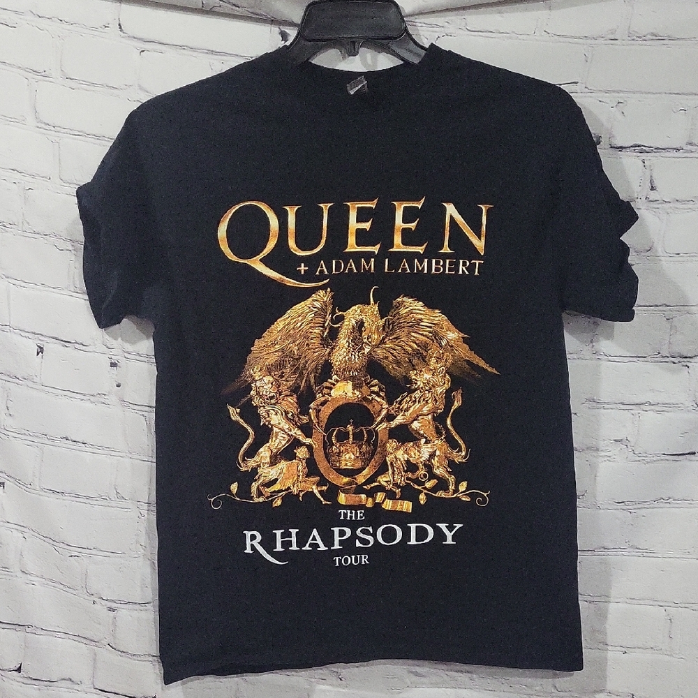 Queen + Adam Lambert Black T-Shirt